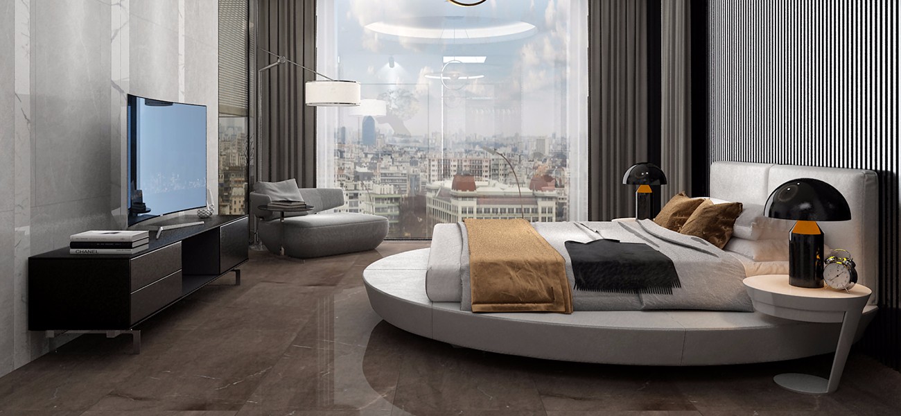 简约，只需一块现代风瓷砖